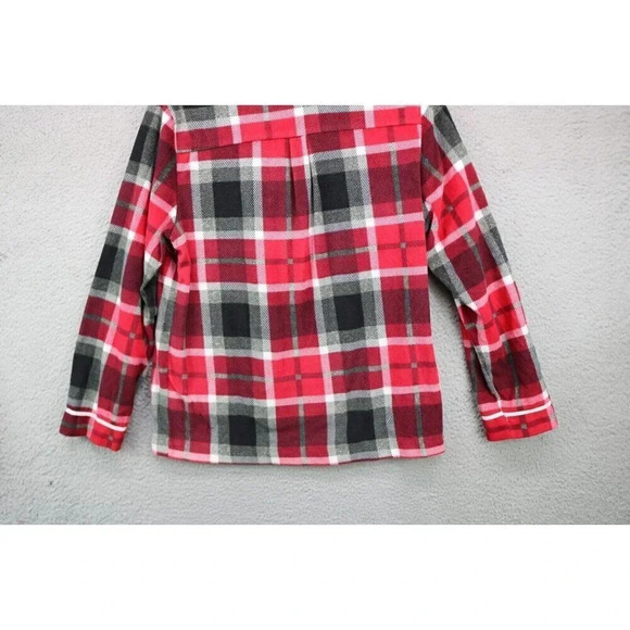 Simply Vera VeraWang Two-Piece Pajama Set-Size Medium-Plaid Fleece-Ultra Soft - Picture 12 of 16